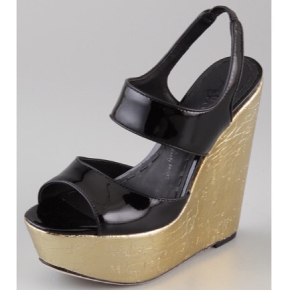 Alice + Olivia Savannah Platform Wedge Sandals - Picture 2 of 10